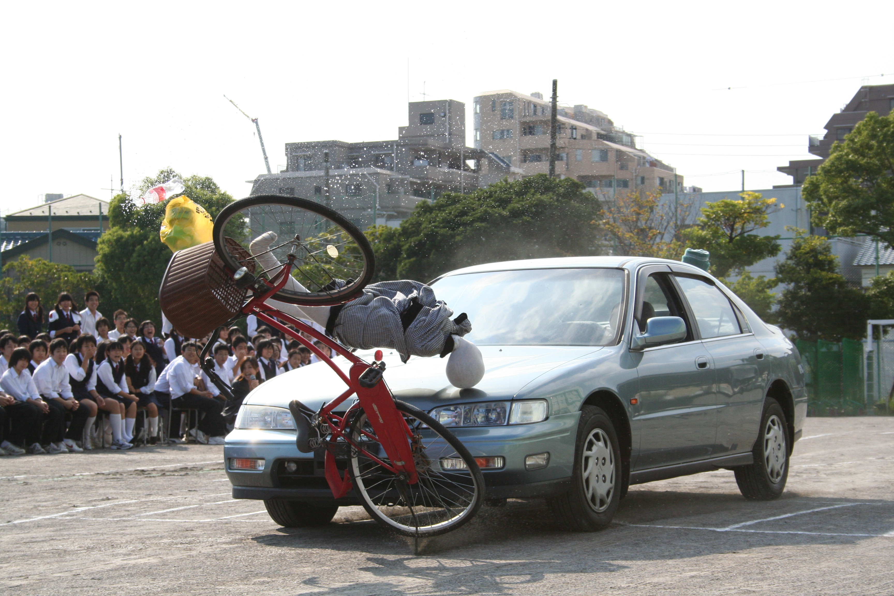 自転車事故再現